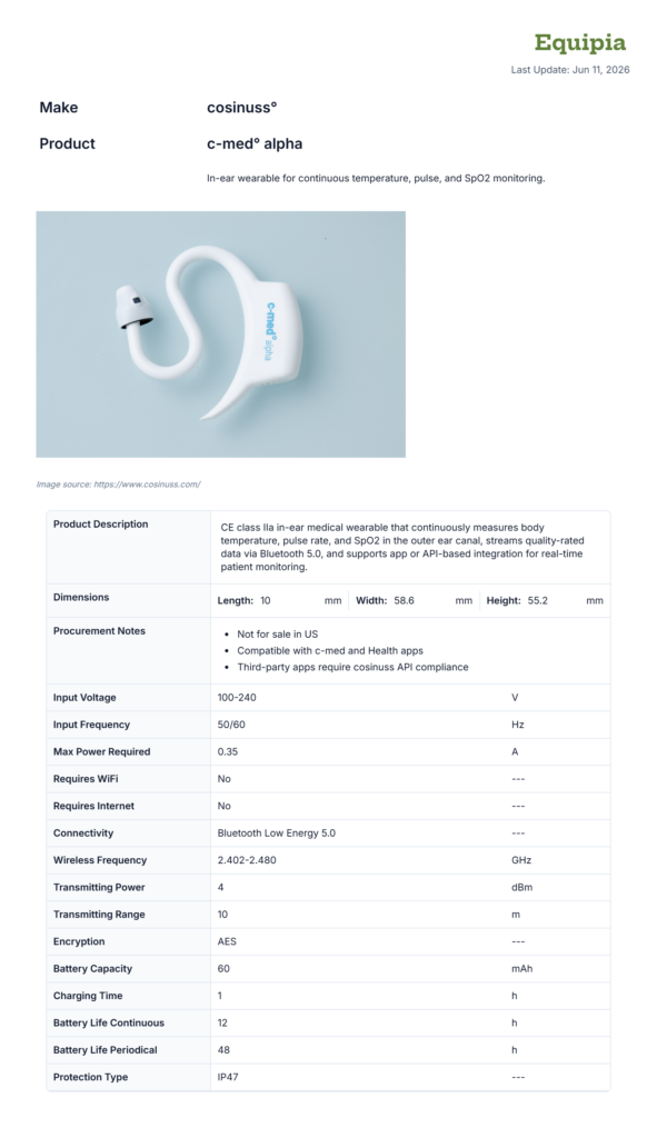 vital signs sensor
