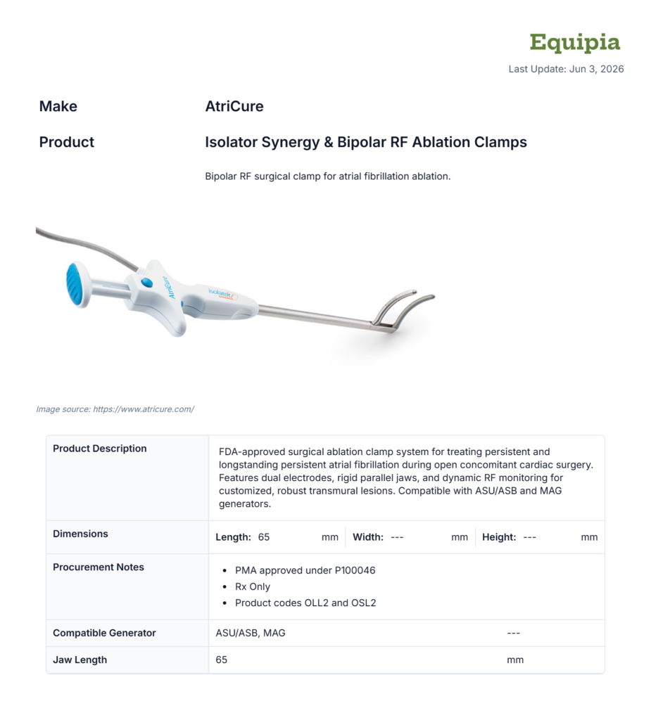 ablation clamp
